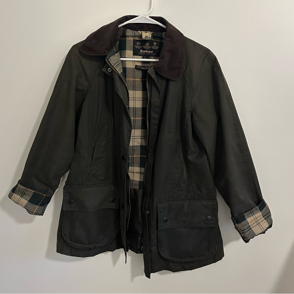 Women’s Barbour Beadnell Jacket Sage US 4